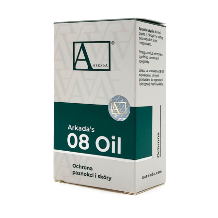 Arkada 08 Oil, Защитная жидкость для кожи и ногтей 8 масел (30 мл)