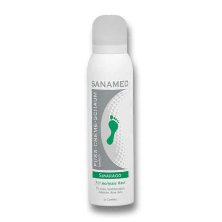 SanaMed Крем-пенка для нормальной кожи ног Smaragd, Изумруд (150 мл)