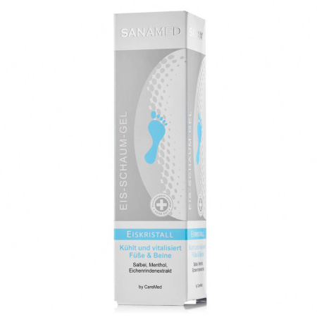 SanaMed Гель-пенка освежающая для ног Eiscristall, Кристалл (150 мл)