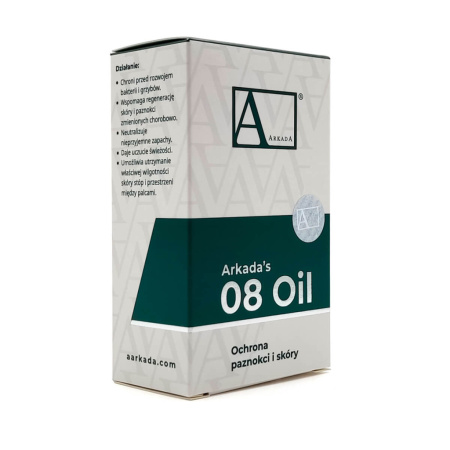 Arkada 08 Oil, Защитная жидкость для кожи и ногтей 8 масел (30 мл)