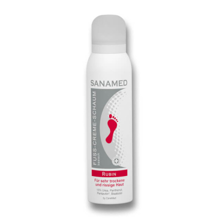 SanaMed Крем-пенка для кожи ног склонной к повреждениям Rubin, Рубин (150 мл)